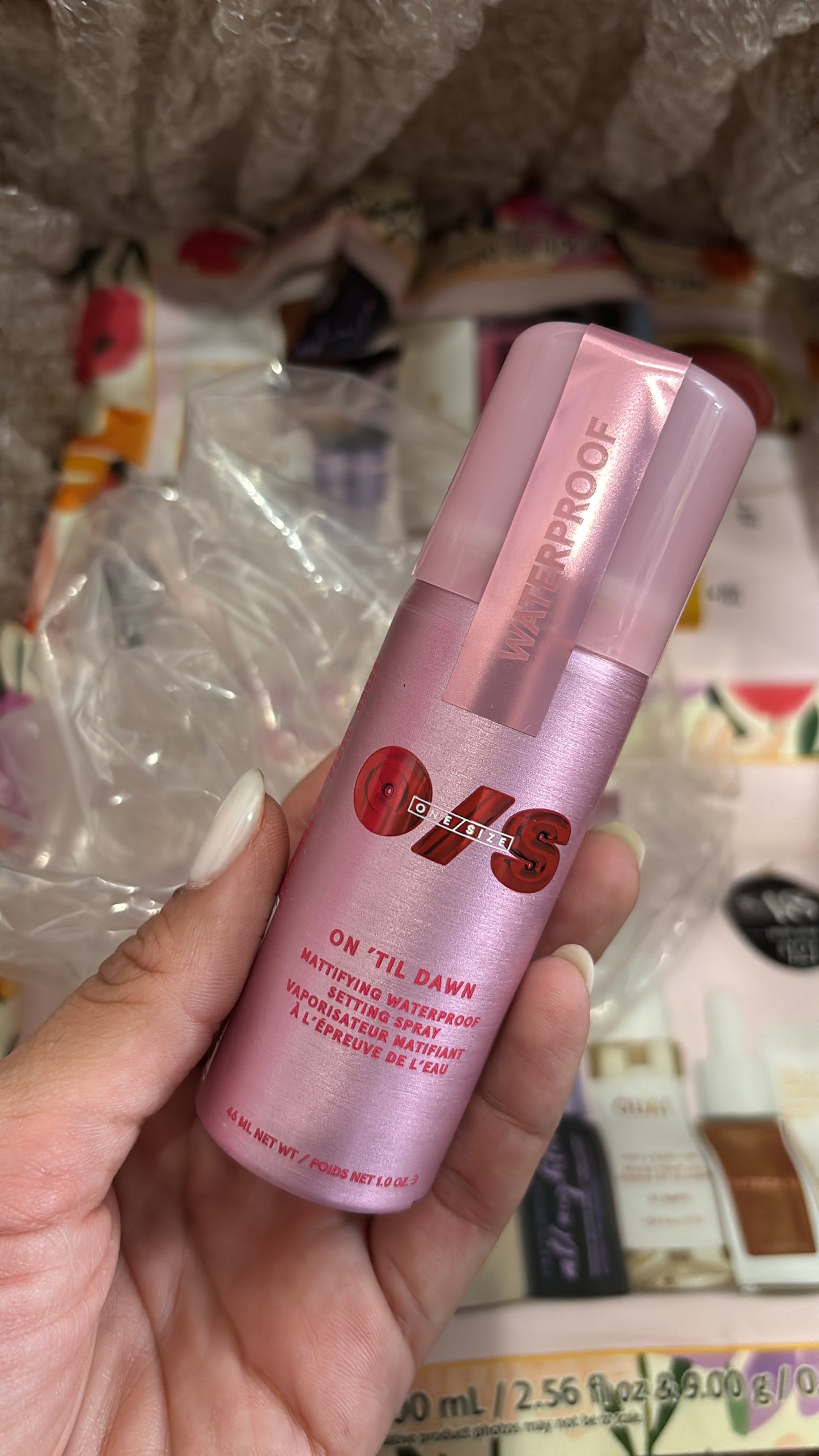 Bundle one size primer secure the sweat + on til dawn setting spray