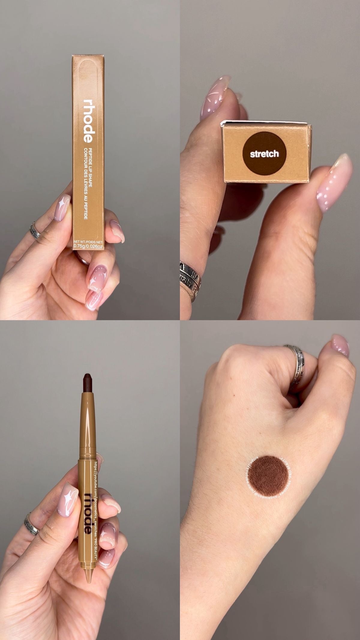 Peptide lip shape