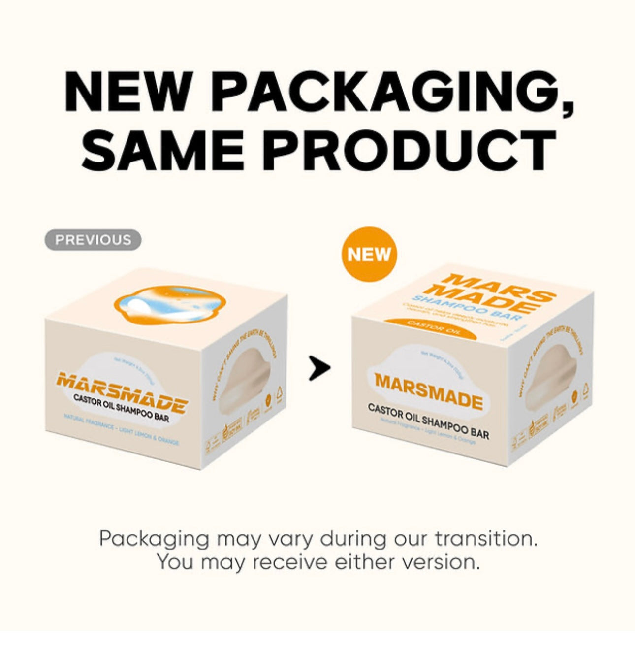 Marsmade Castor Oil Shampoo Bar PREVENTA