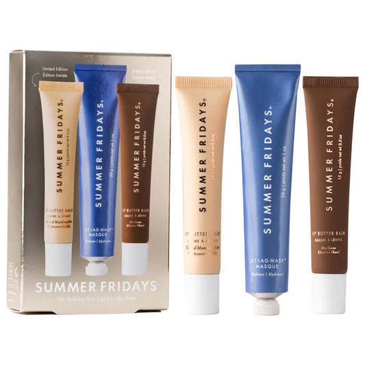 The Holiday Trio Set with Lip Butter Balm in Hot Cocoa & Toasted Marshmallow Preventa
