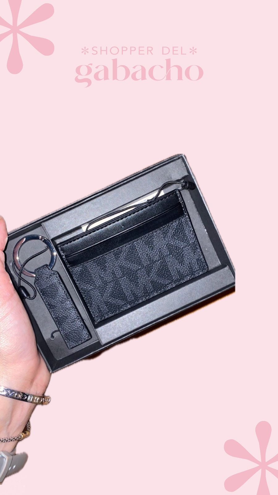 Juego tarjetero Michael Kors