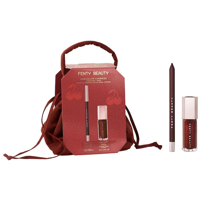 Fenty Beauty by Rihanna
Chocolate Cherriez 2-Piece Lip Set + Pouch preventa