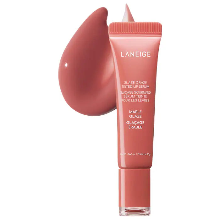 LANEIGE Glaze Craze Tinted Polypeptide Lip Serum Maple glaze preventa
