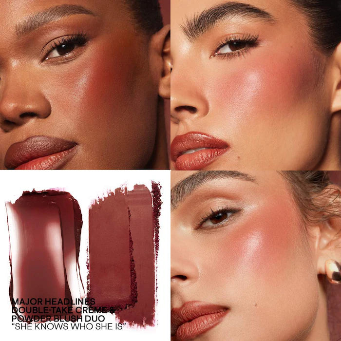 PATRICK TA
Major Headlines Double-Take Crème & Powder Blush Duo