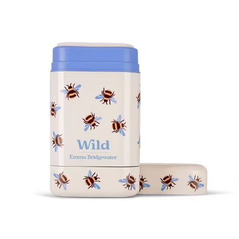 Wild Cosmetics Cream Deodorant Refill - Honey & Cactus Flower with Bee Case - Aluminum-Free 5.29oz