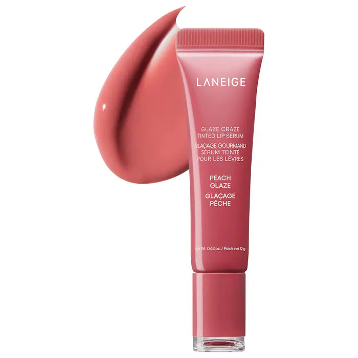 LANEIGE Glaze Craze Tinted Polypeptide Lip Serum Peach Glaze - Peachy Coral preventa