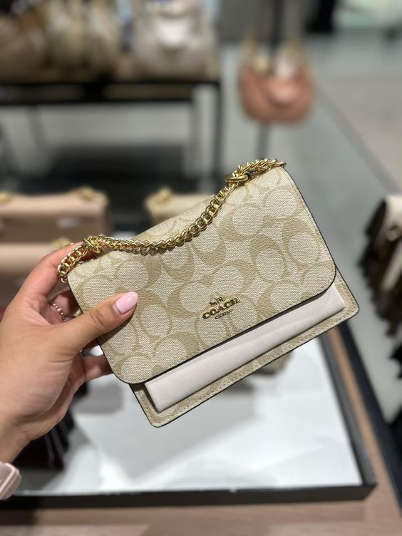 Mini klare bag nude coach