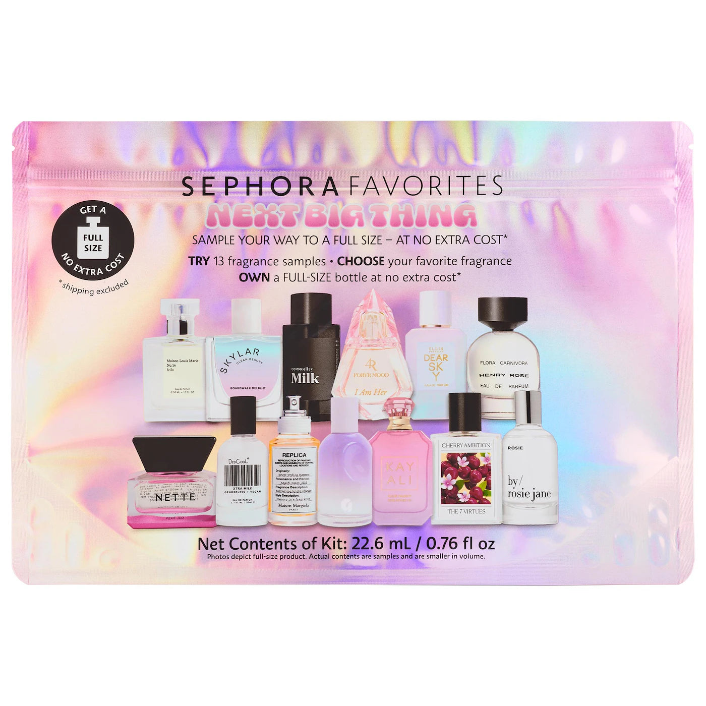 Set de muestra de perfumes Next Big Thing de Sephora Favorites con cupón canjeable. Pre Order
