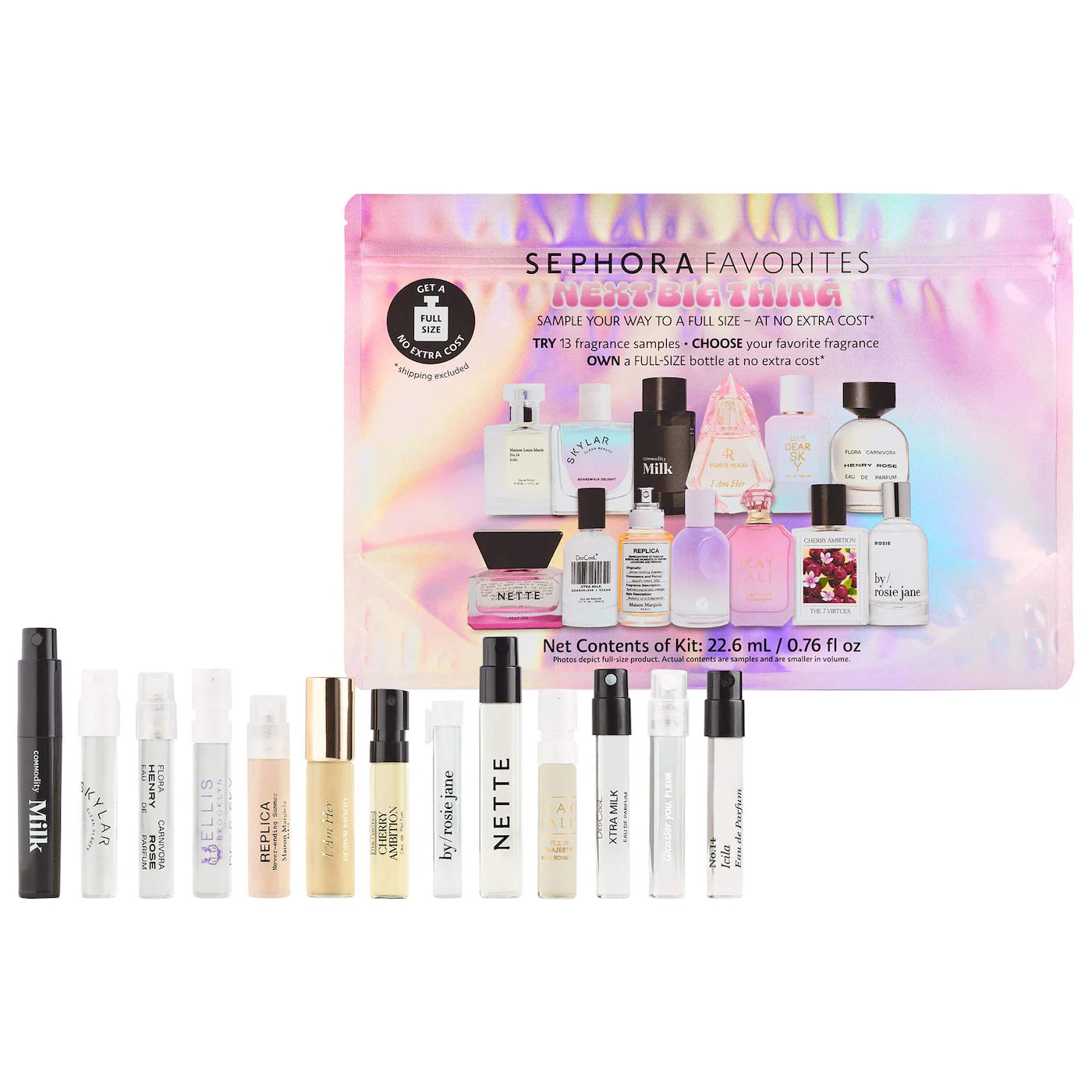 Set de muestra de perfumes Next Big Thing de Sephora Favorites con cupón canjeable. Pre Order