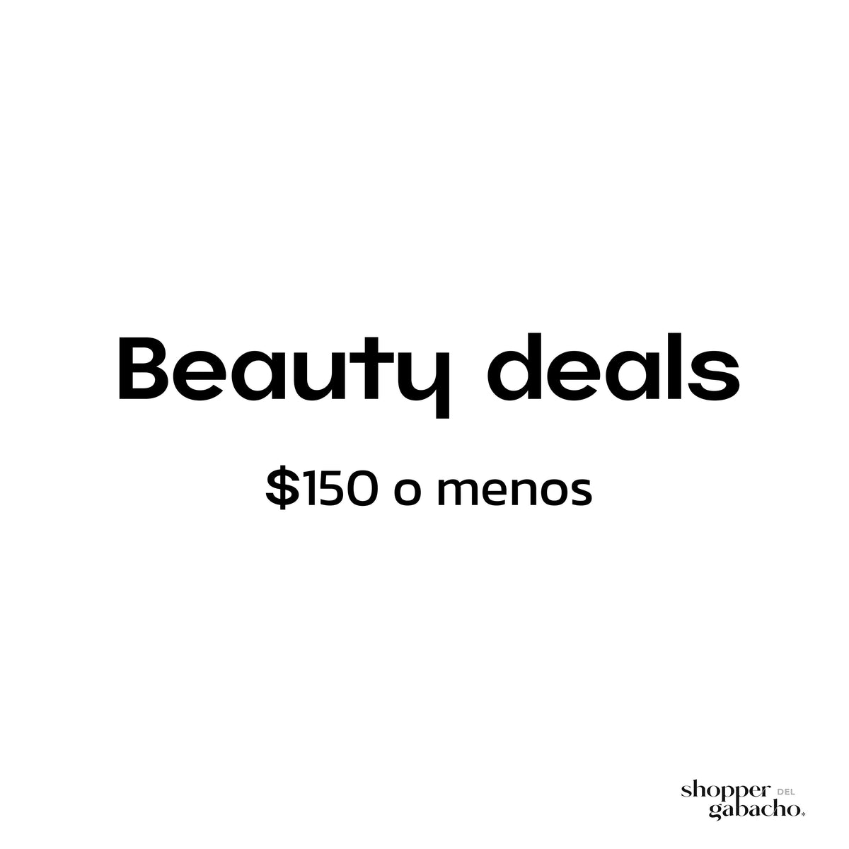 Beauty deals