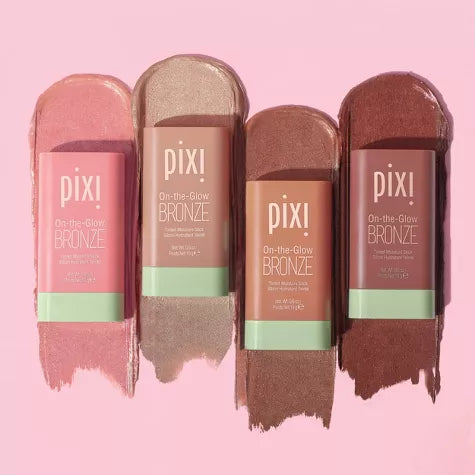 Pixi On The Glow Bronze Tinted Moisturizer Stick Bronzer - 0.6oz