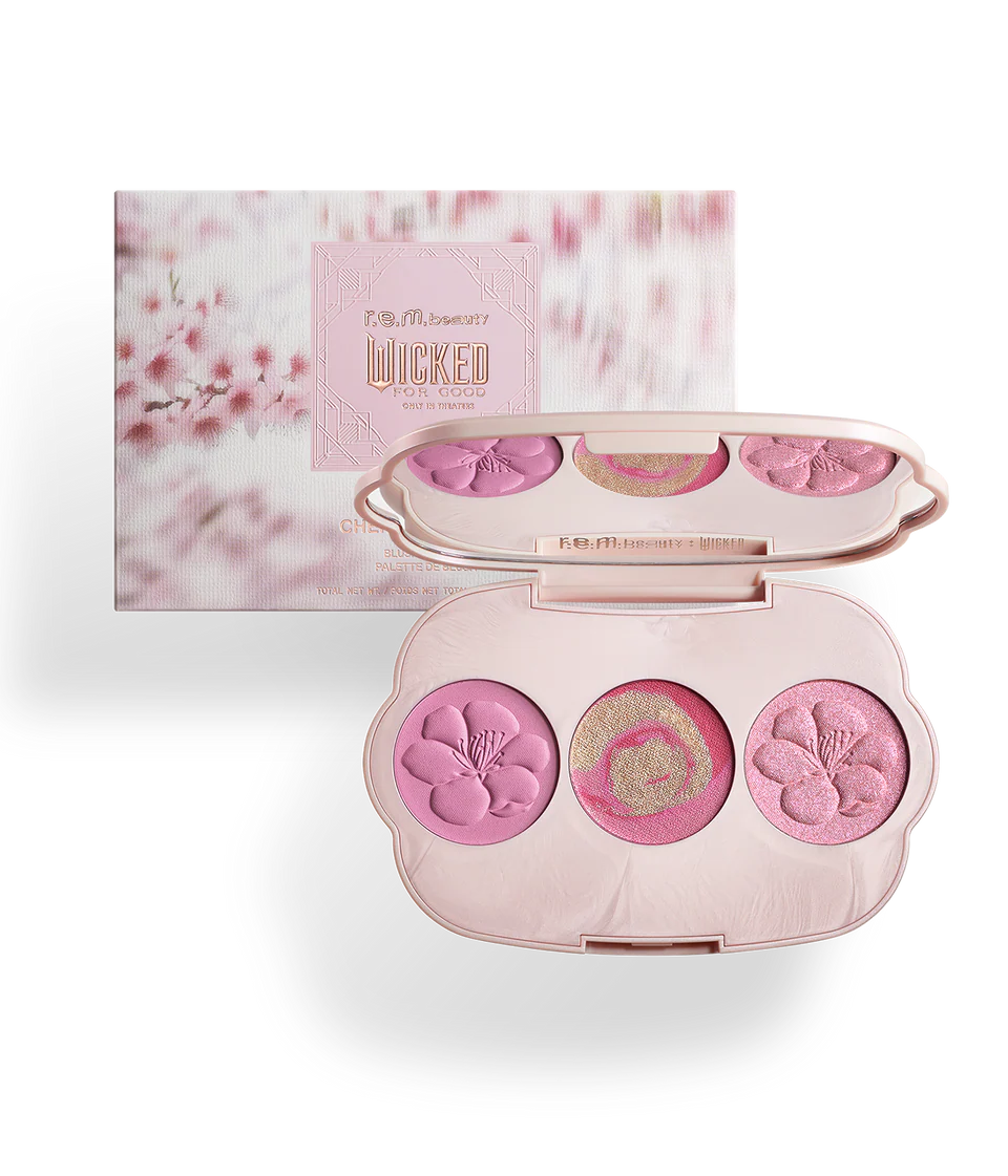 R.E.M. BEAUTY X WICKED: FOR GOOD CHERRY BLOSSOM BLUSH PALETTE PREVENTA