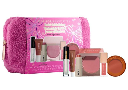 Sephora favorites Bold and Blushing Blush and lip set
