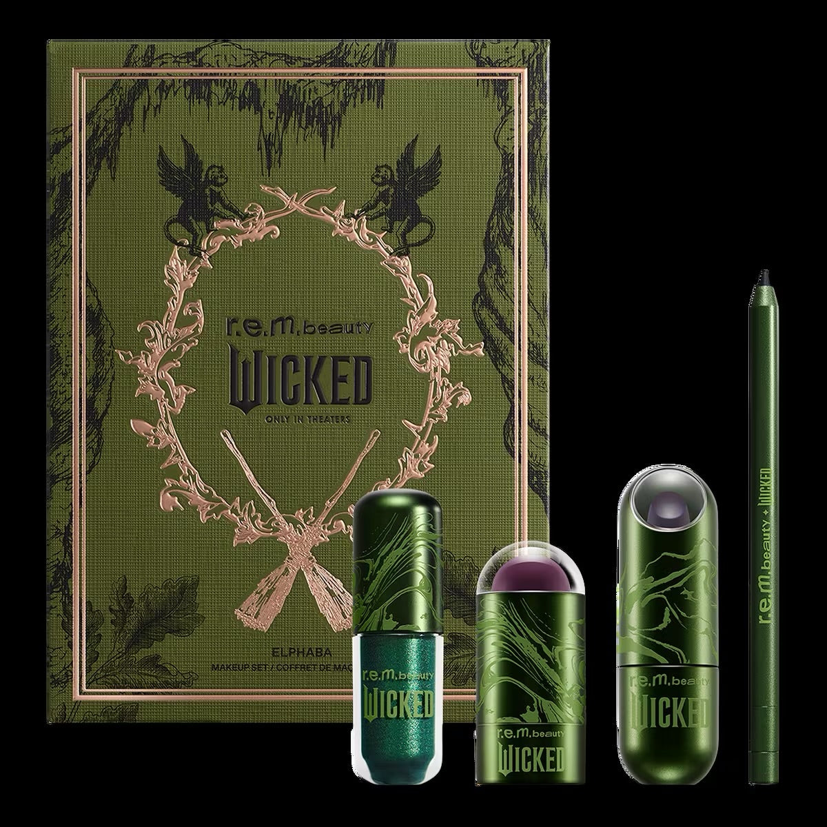 r.e.m. beauty x Wicked Elphaba Makeup Set