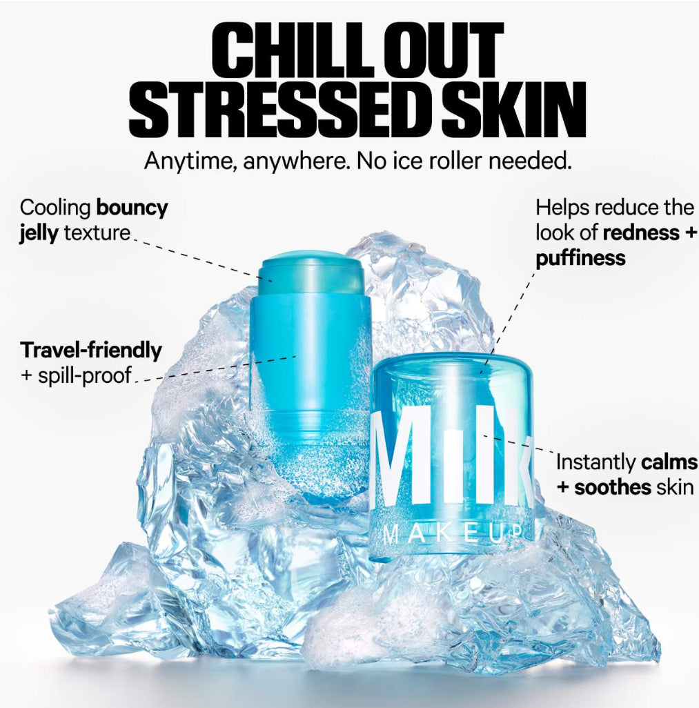 MILK MAKEUP 
Cooling Water Jelly Ice Soothing Serum Stick with Niacinamide preventa