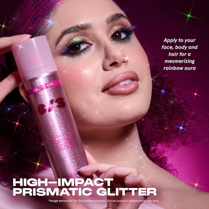 ONE/SIZE by Patrick Starrr 
On 'Til Dawn Glitter Waterproof Setting Spray Preventa