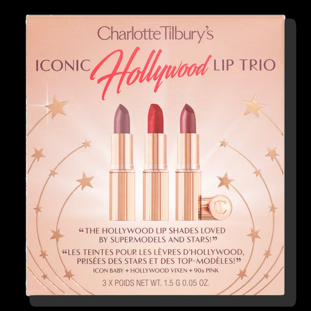 Charlotte Tilbury
Charlotte’s Iconic Hollywood Lip Trio
