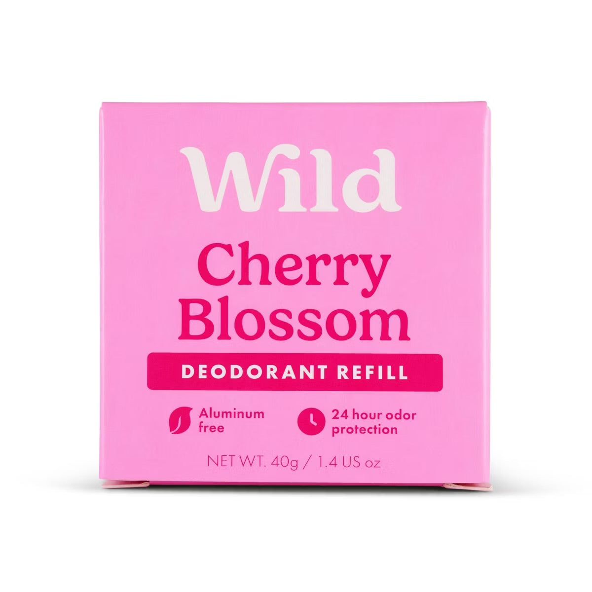 Wild Cosmetics Cream Deodorant Refill - Cherry Blossom - Aluminum-Free 1.4oz preventa
