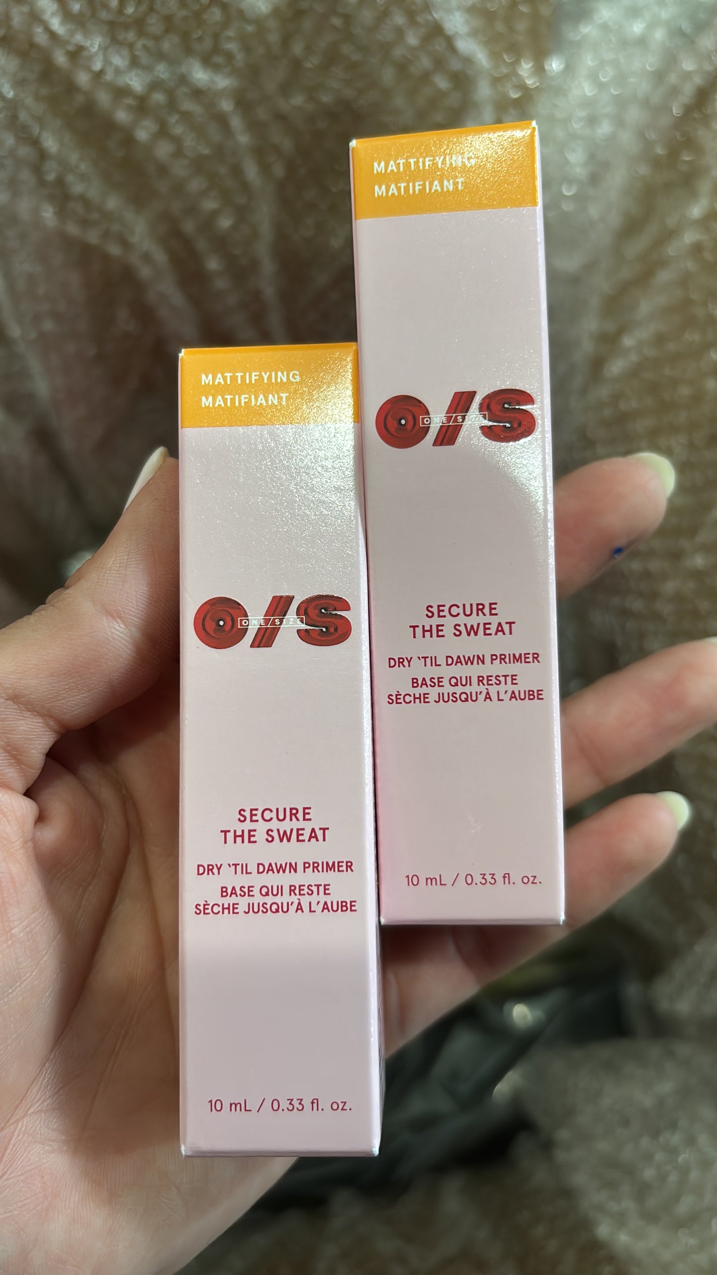 Bundle one size primer secure the sweat + on til dawn setting spray