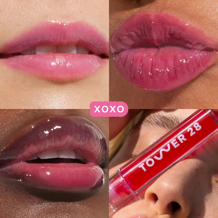 Tower 28 Beauty 
ShineOn Lip Jelly Hydrating Non-Sticky Lip Oil xoxo preventa
