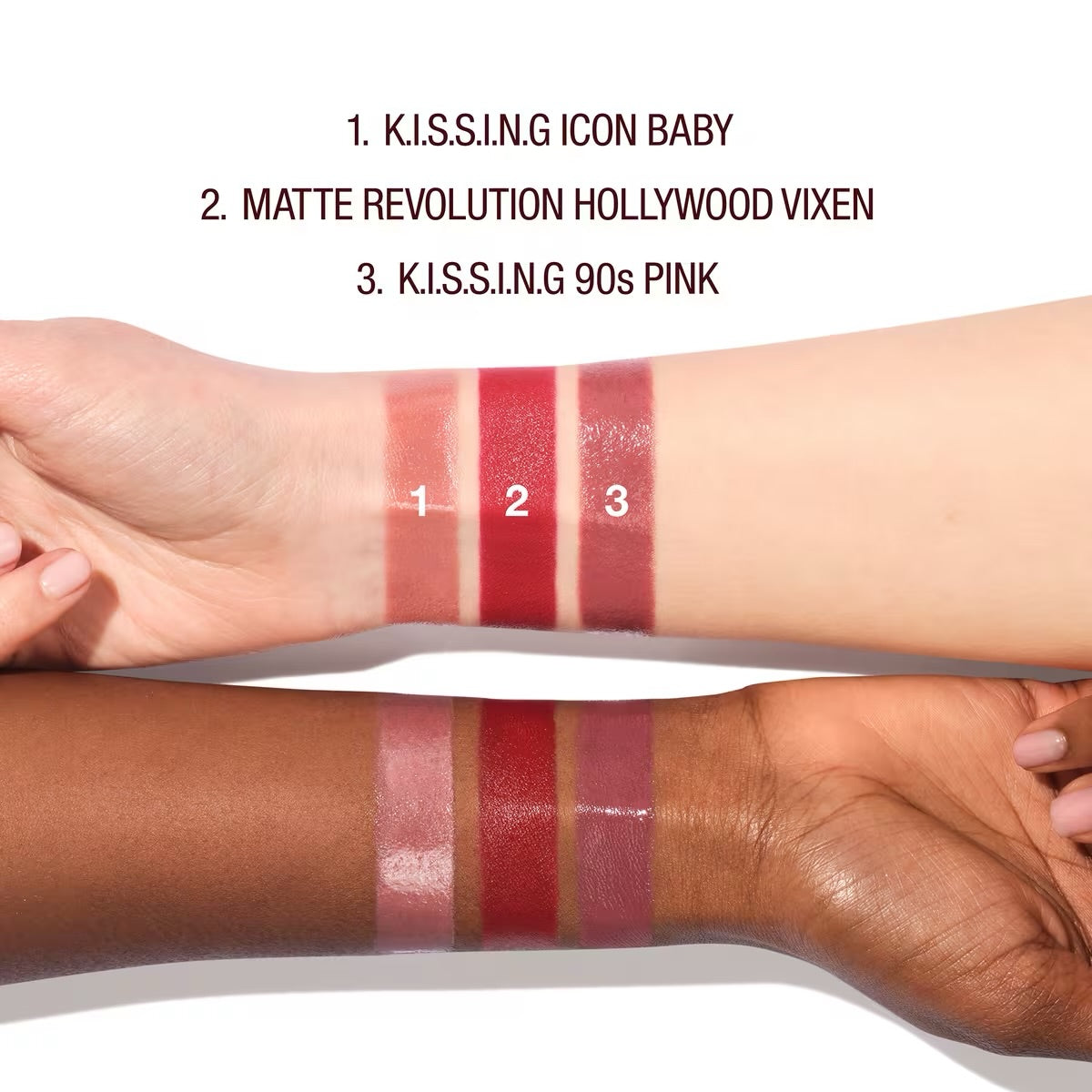 Charlotte Tilbury
Charlotte’s Iconic Hollywood Lip Trio