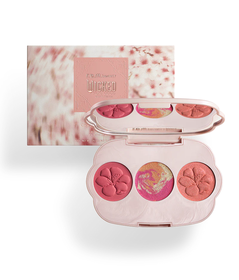 R.E.M. BEAUTY X WICKED: FOR GOOD CHERRY BLOSSOM BLUSH PALETTE PREVENTA