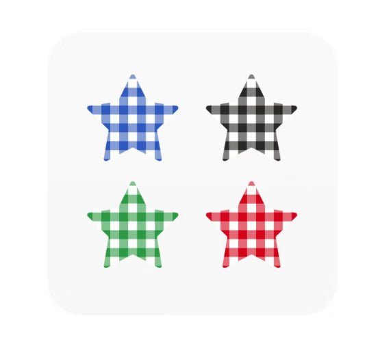 Starface Gingham Star Facial Pimple Patches - 32ct