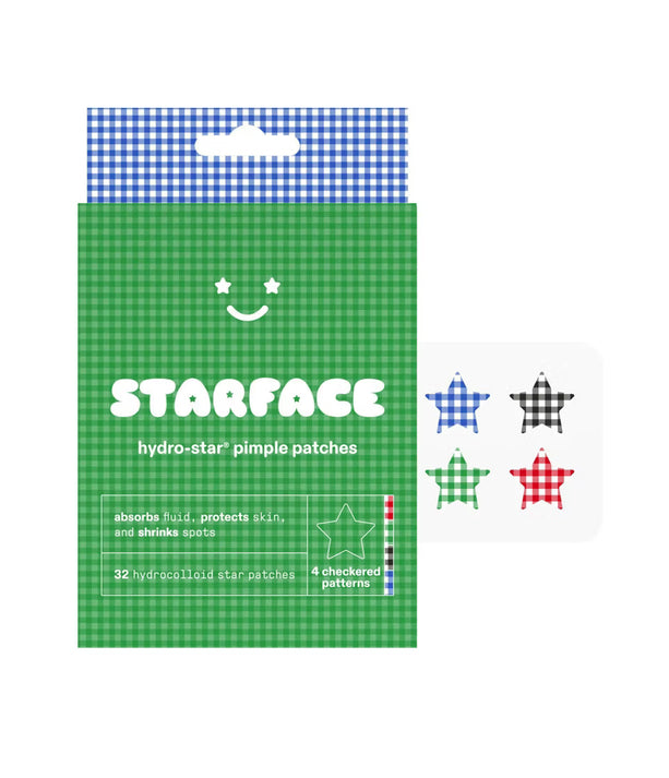 Starface Gingham Star Facial Pimple Patches - 32ct