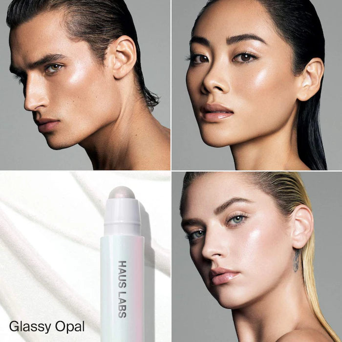 HAUS LABS BY LADY GAGA  Bio-Radiant Glassy Balm Highlighter Stick Glassy Opal - iridescent pink Preventa