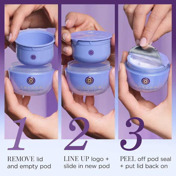 Tatcha
The Dewy Skin Cream Plumping & Hydrating Refillable Moisturizer