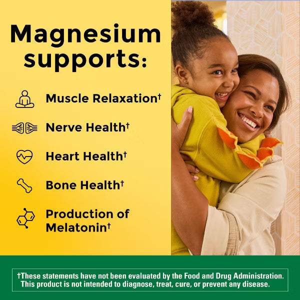 Nature Made Magnesium Citrate 250 mg per serving, Magnesium Supplement, Softgels, USP Verified - 60ct Pre orden