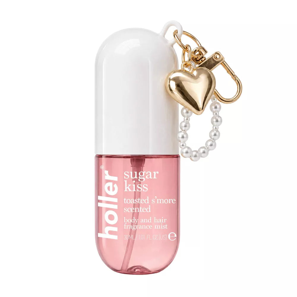 Holler and Glow Body and Hair Mist Fragrance Keychain - Sugar Kiss - 30ml Pre Orden