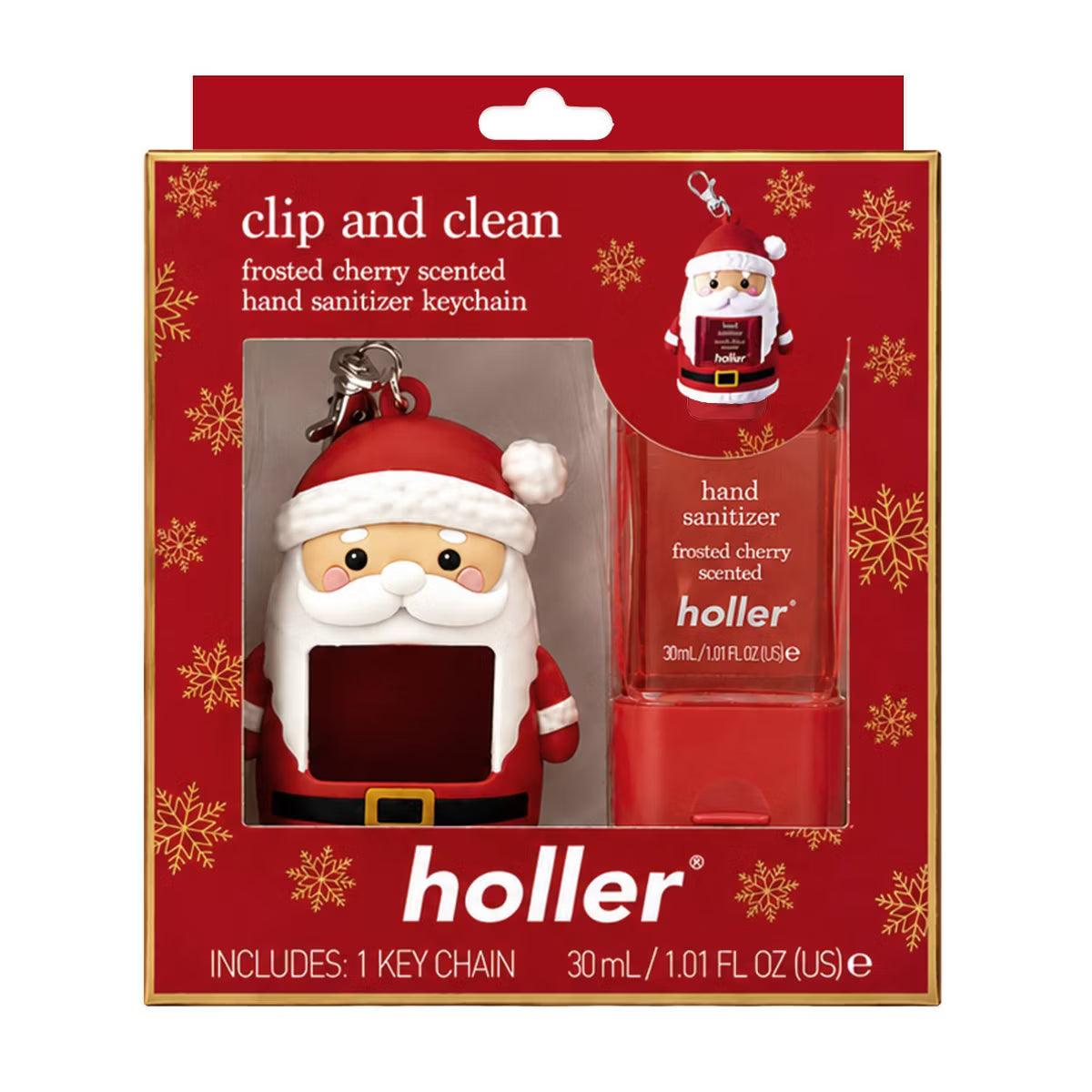 Holler and Glow Scented Hand Sanitizer And Case - Frosted Cherry - 30ml Pre Orden