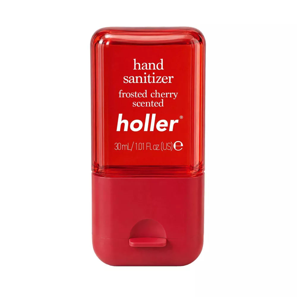 Holler and Glow Scented Hand Sanitizer And Case - Frosted Cherry - 30ml Pre Orden