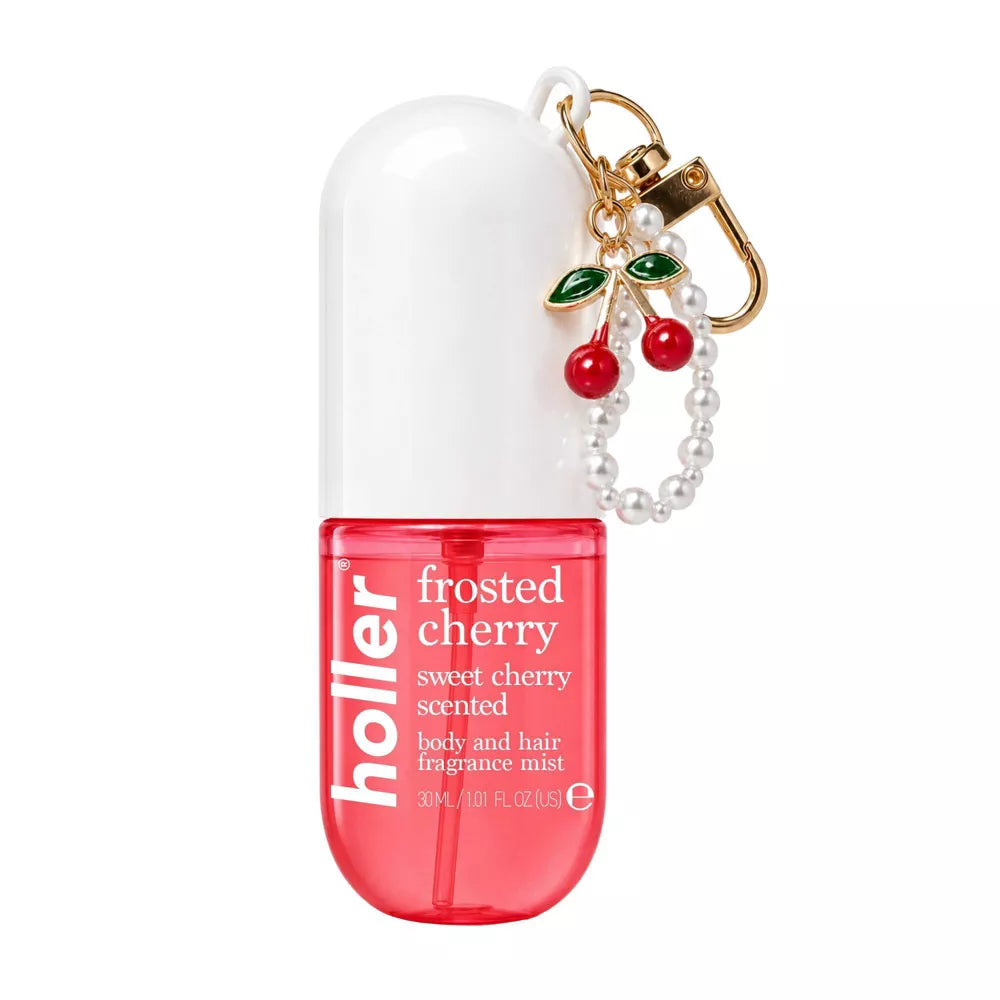 Holler and Glow Body and Hair Mist Fragrance Keychain - Frosted Cherry - 30ml Pre orden