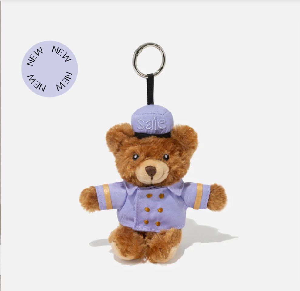 The Bellhop Bear Keychain Saie