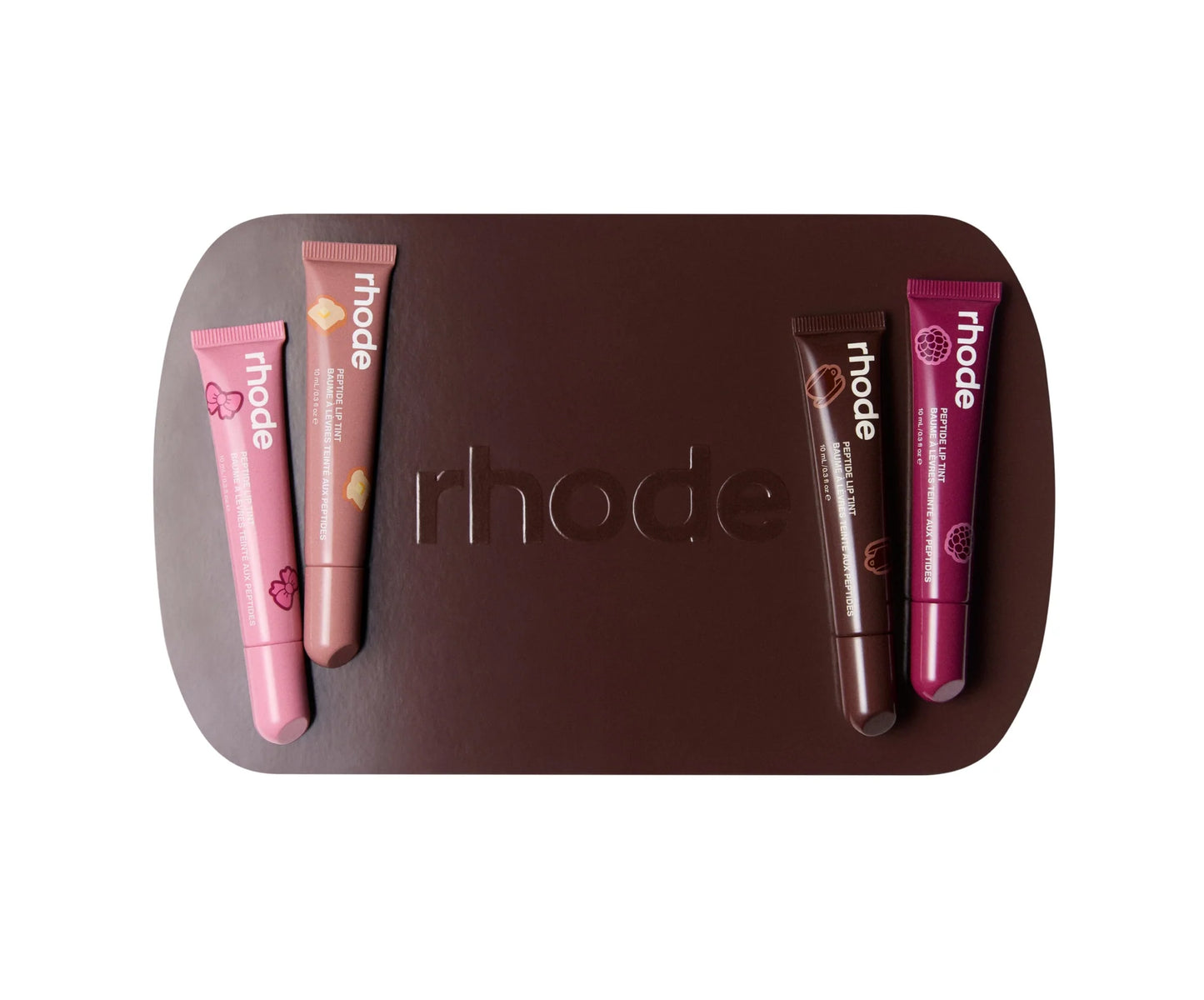 the scented peptide lip tint set
