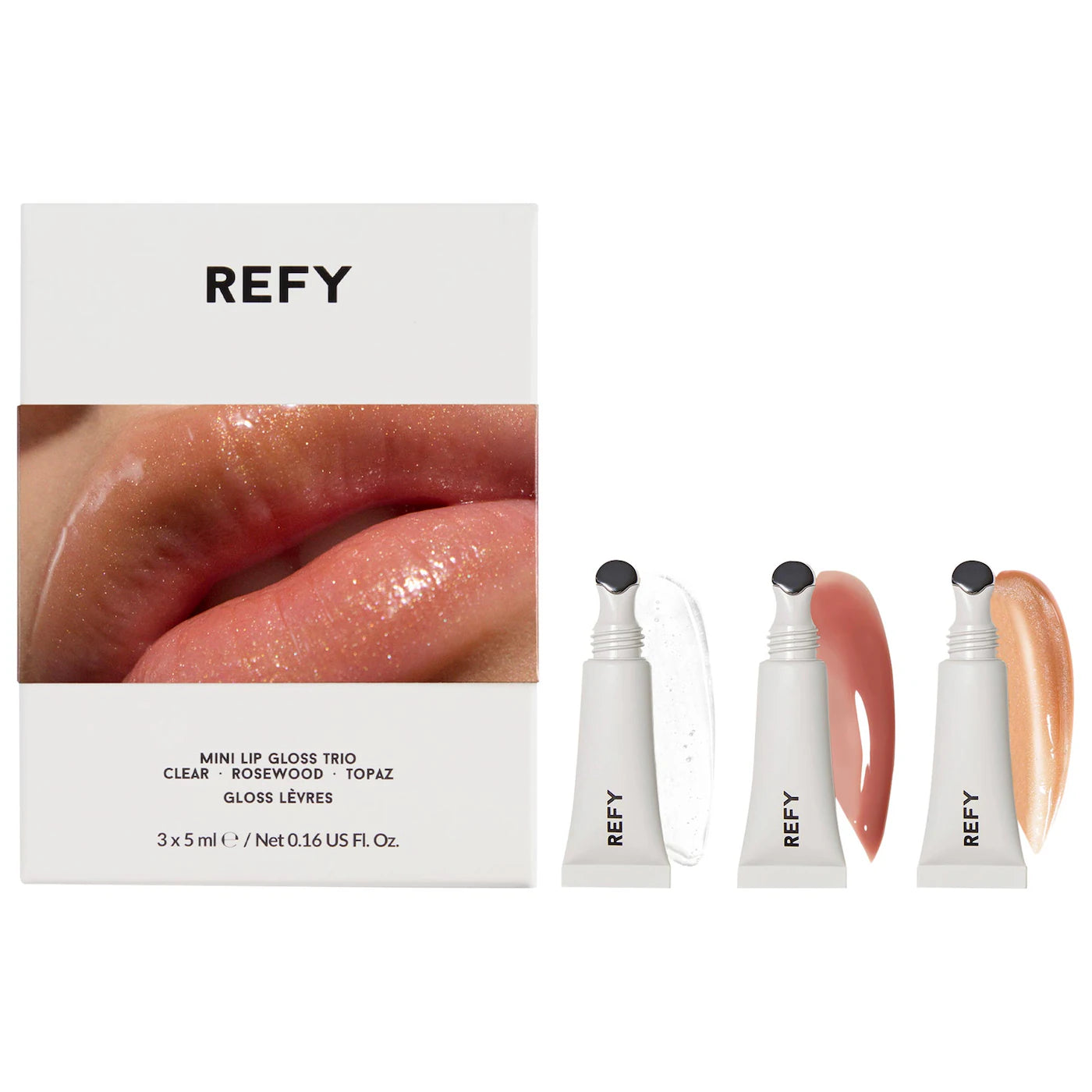 REFY Mini Lip Gloss Trio Gift Set Preventa