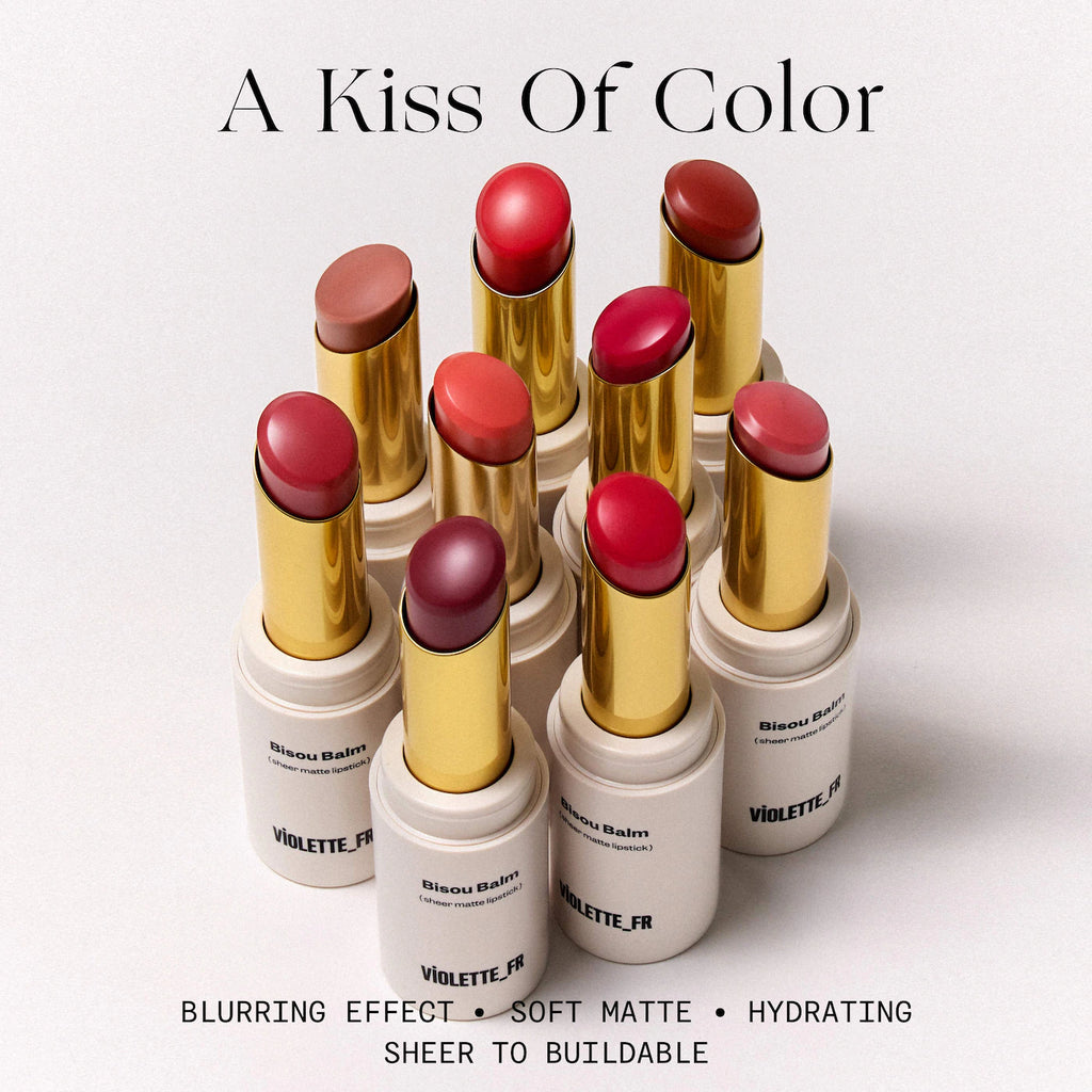 VIOLETTE_FR  BISOU BALM Sheer Matte Lipstick Pre orden