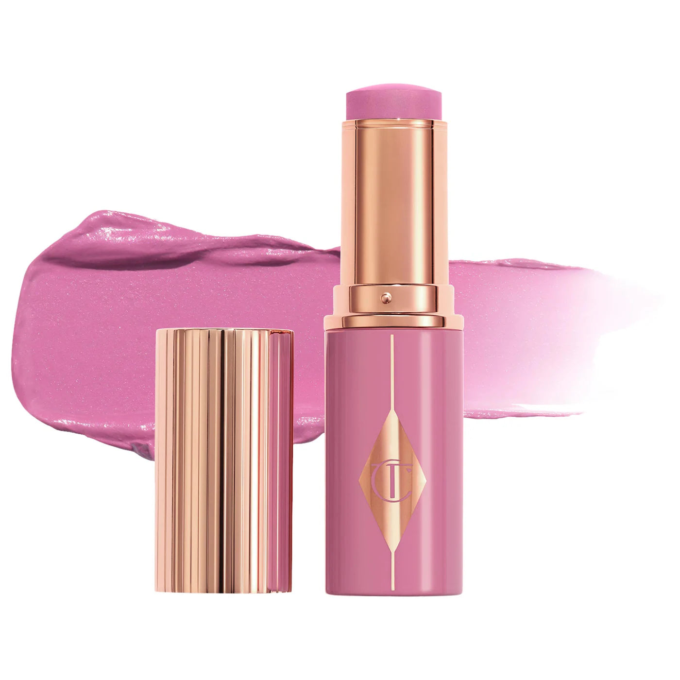 Charlotte Tilbury  Unreal Lip + Cheek Glow Blush Stick with Hyaluronic Acid preventa