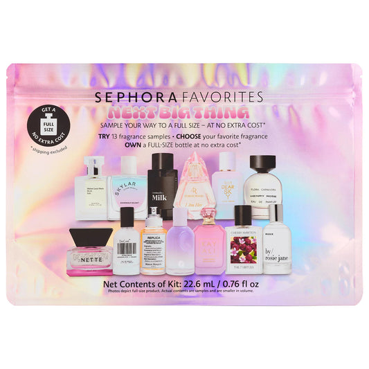 Set de muestra de perfumes Next Big Thing de Sephora Favorites con cupón canjeable. Pre Order