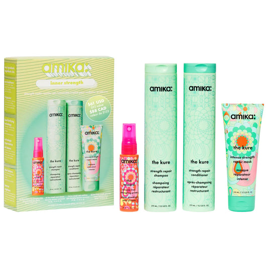 amika  Inner Strength Repair Routine Hair Gift Set