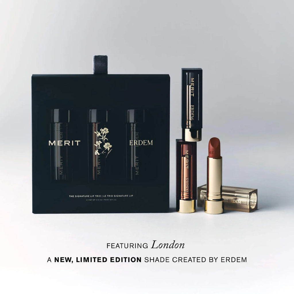 MERIT x Erdem Signature Lip Gift Set Pre orden