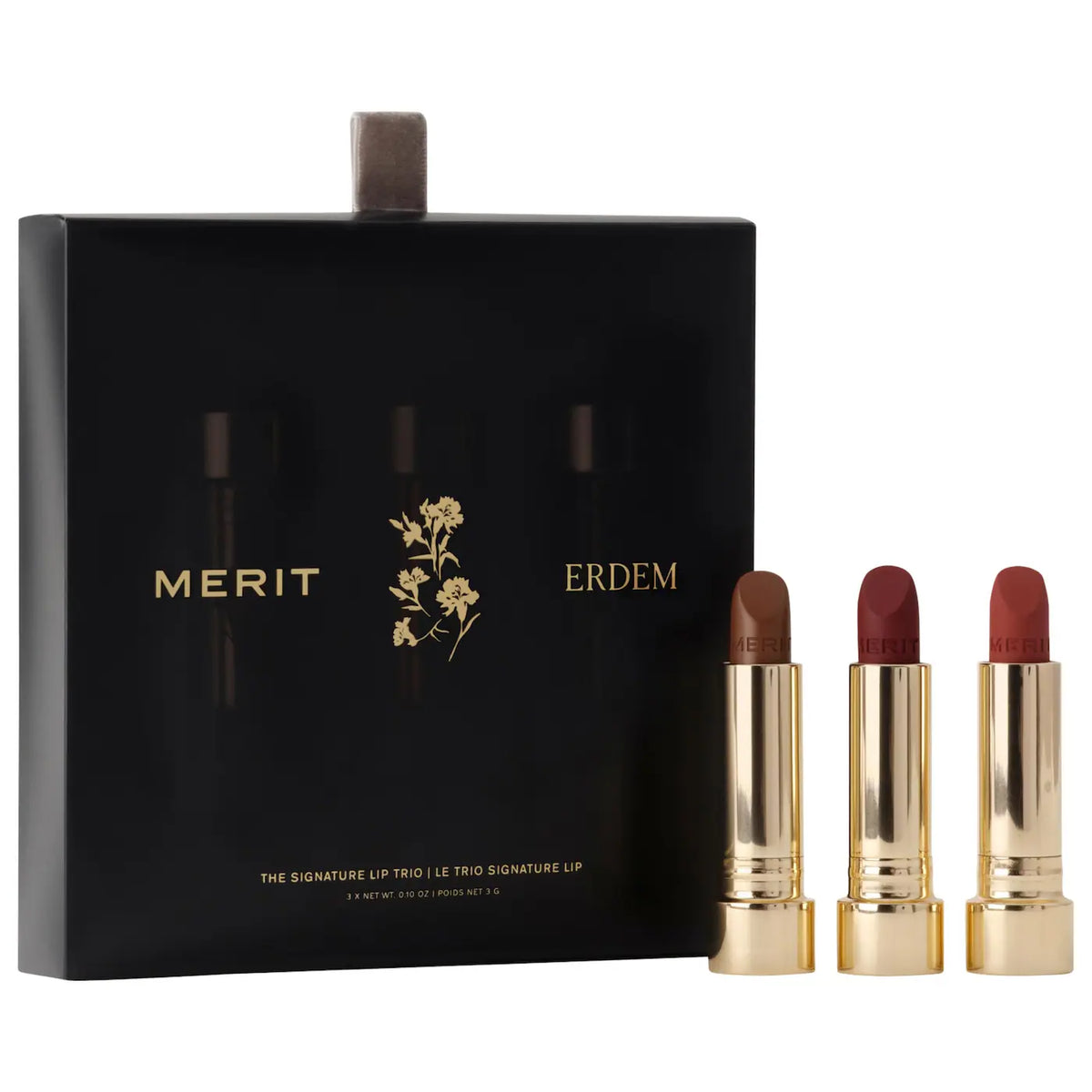 MERIT x Erdem Signature Lip Gift Set Pre orden