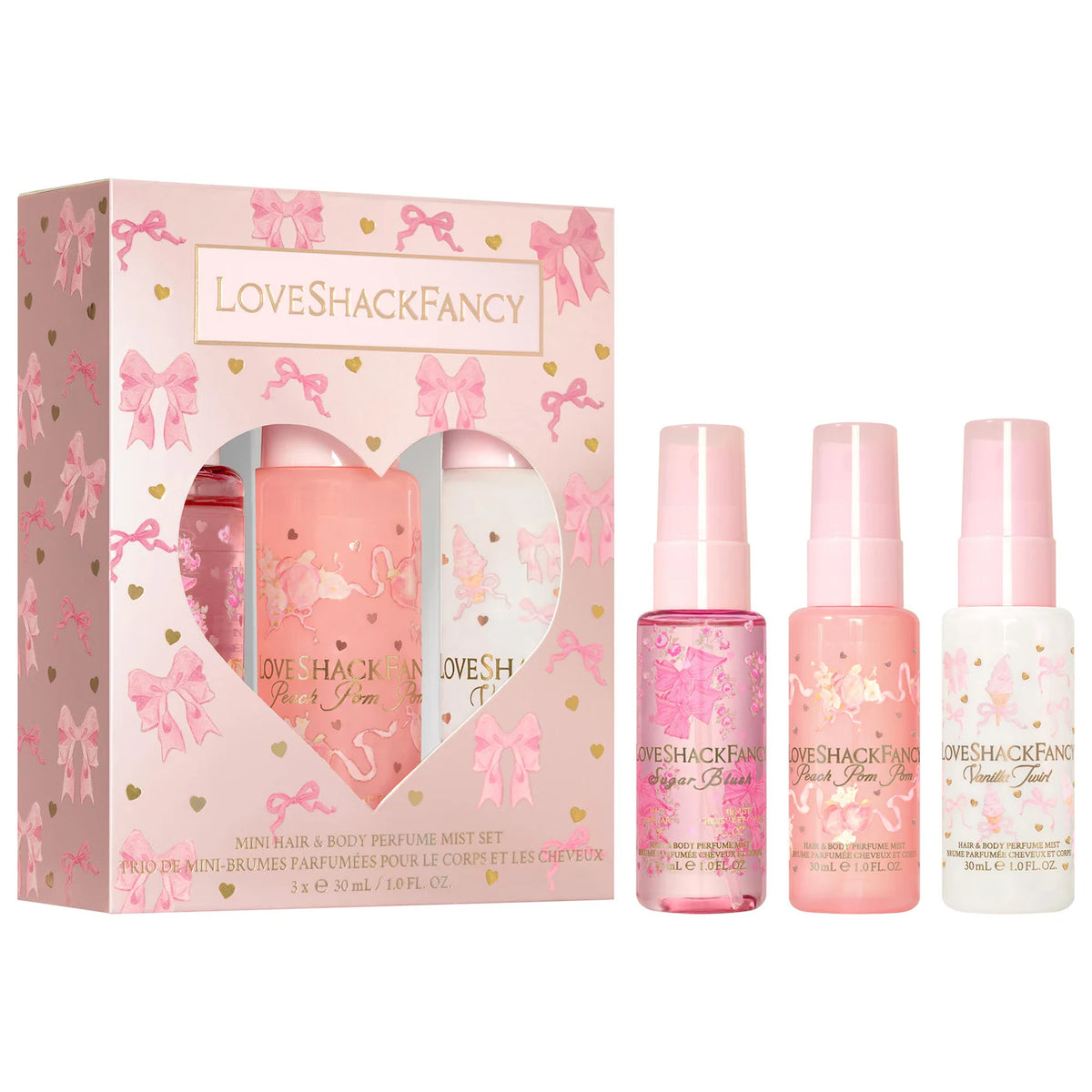 LoveShackFancy  Mini Hair and Body Perfume Mist Best Sellers Gift Set Pre orden