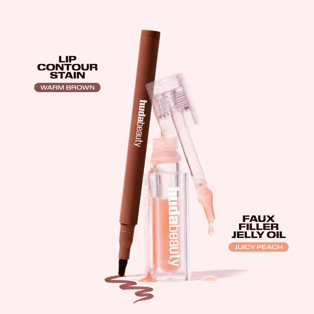 HUDA BEAUTY  Kiss Me Lip Contour Stain and Lip Jelly Gift Set Pre orden