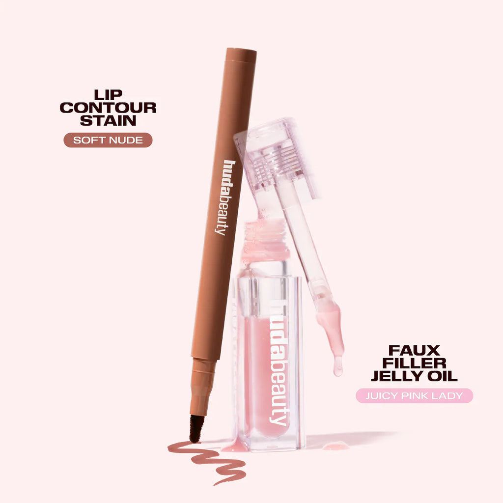HUDA BEAUTY  Kiss Me Lip Contour Stain and Lip Jelly Gift Set Pre orden