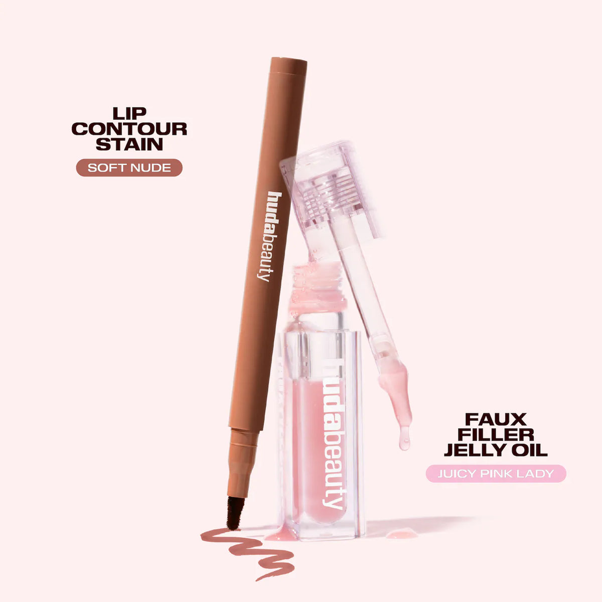 HUDA BEAUTY  Kiss Me Lip Contour Stain and Lip Jelly Gift Set Pre orden