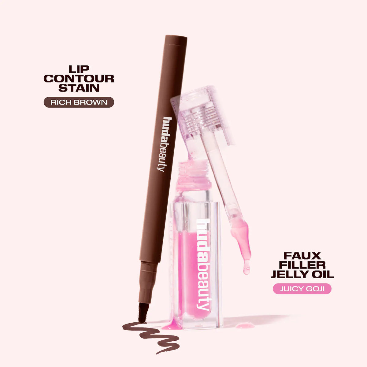 HUDA BEAUTY  Kiss Me Lip Contour Stain and Lip Jelly Gift Set Pre orden