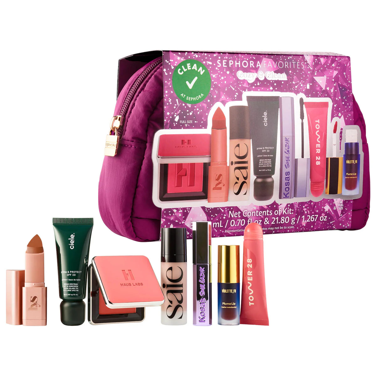 Sephora Favorites  Cozy & Clean Makeup Value Set Pre orden
